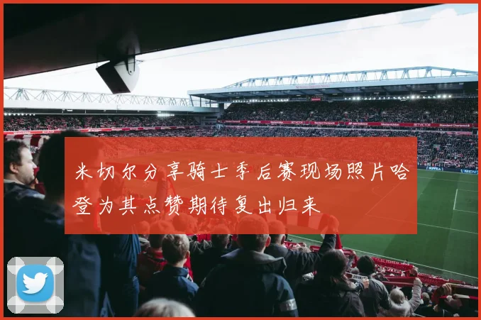 米切尔分享骑士季后赛现场照片哈登为其点赞期待复出归来